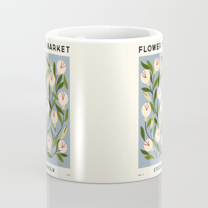 Flower Market No. 5 Coffee Mug Gallery Image 4