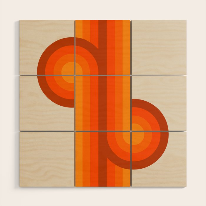 Golden Knots Wood Wall Art Gallery Image 1