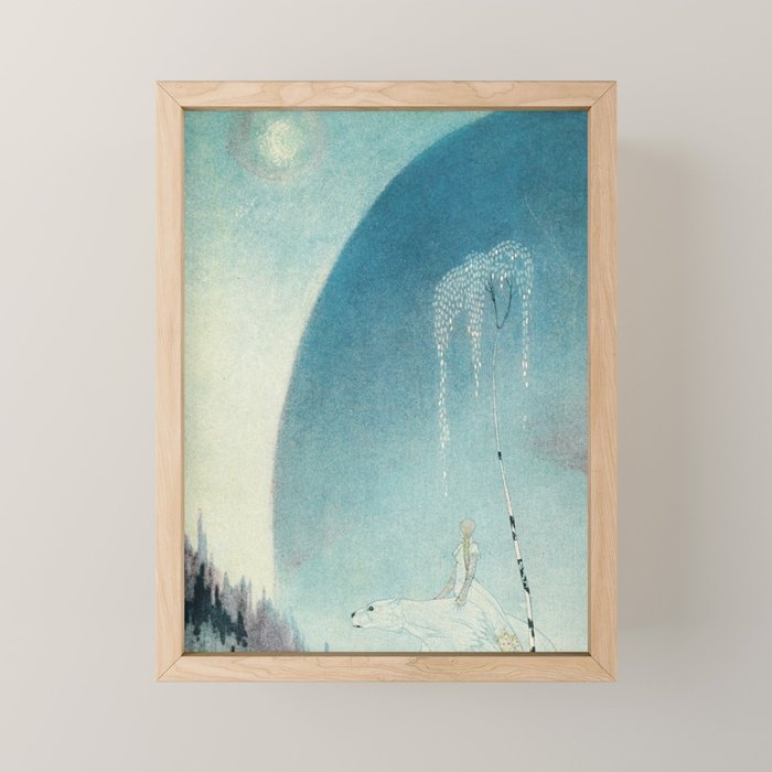 Art by Kay Nielsen from "East of the Sun and West of the Moon" (1914) Mini Art Print Gallery Image 1