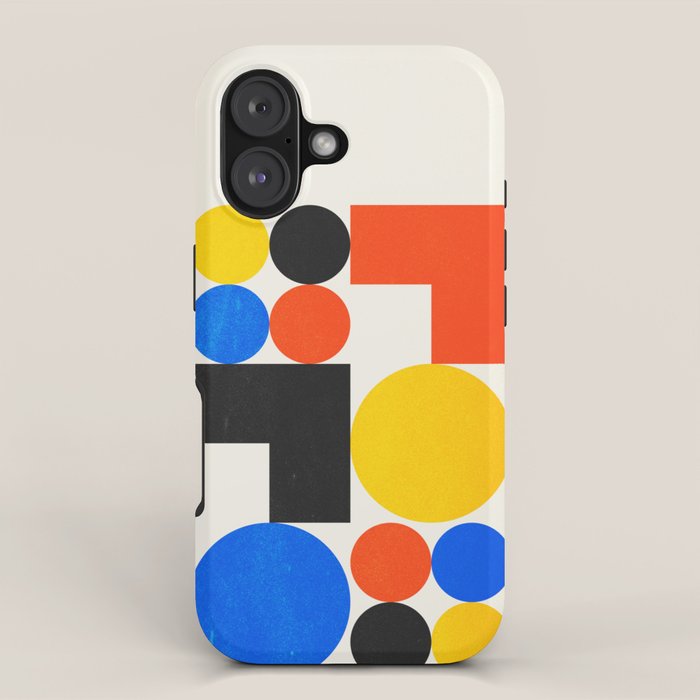 Balance 03: Bauhaus Mid-Century Edition iPhone Case Gallery Image 1