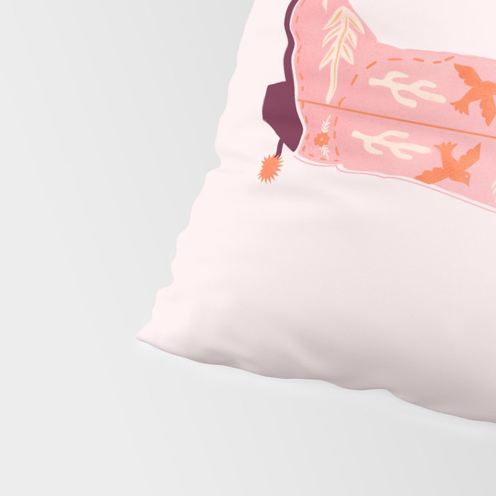 Pink Cowboy Boot and Wild Flower Bouquet Pillow Sham Gallery Image 4