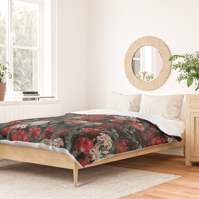Night Garden Roses Duvet Cover Gallery Image 2