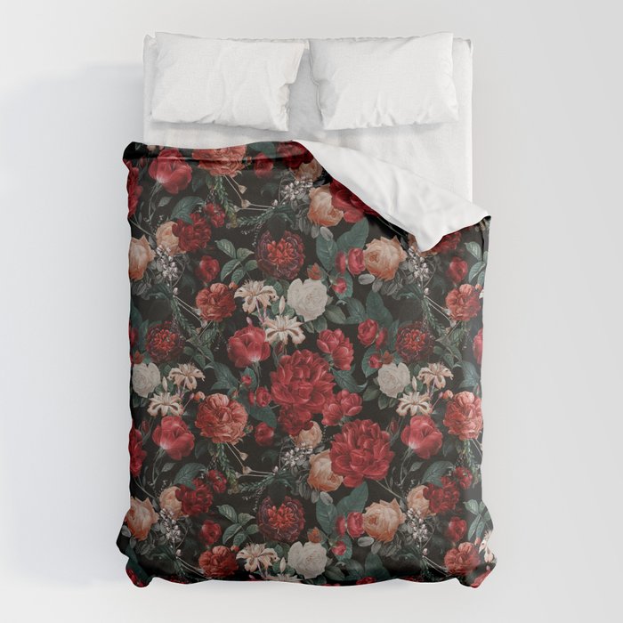 Night Garden Roses Duvet Cover Gallery Image 1