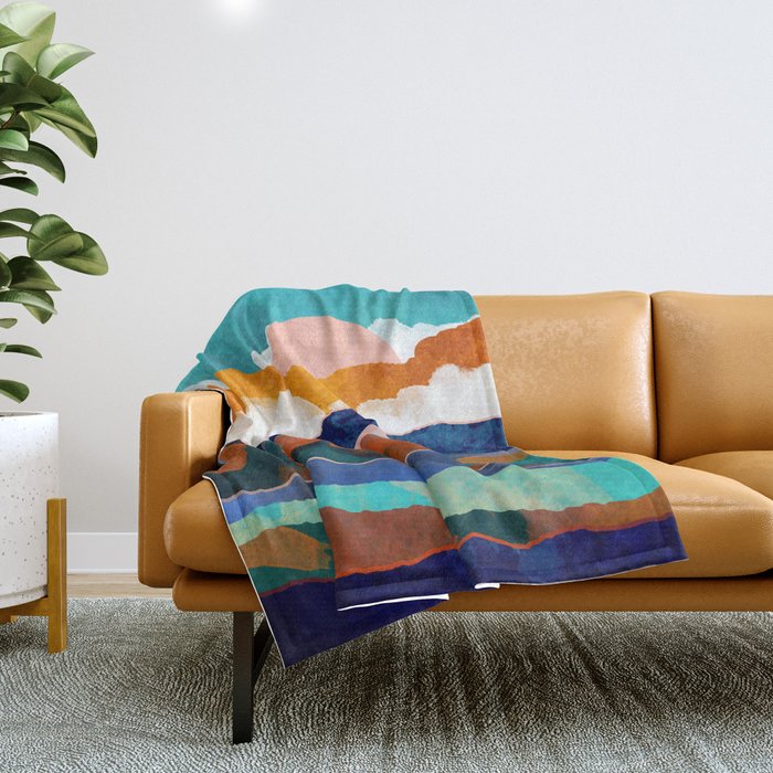 Fallscape Throw Blanket Gallery Image 1