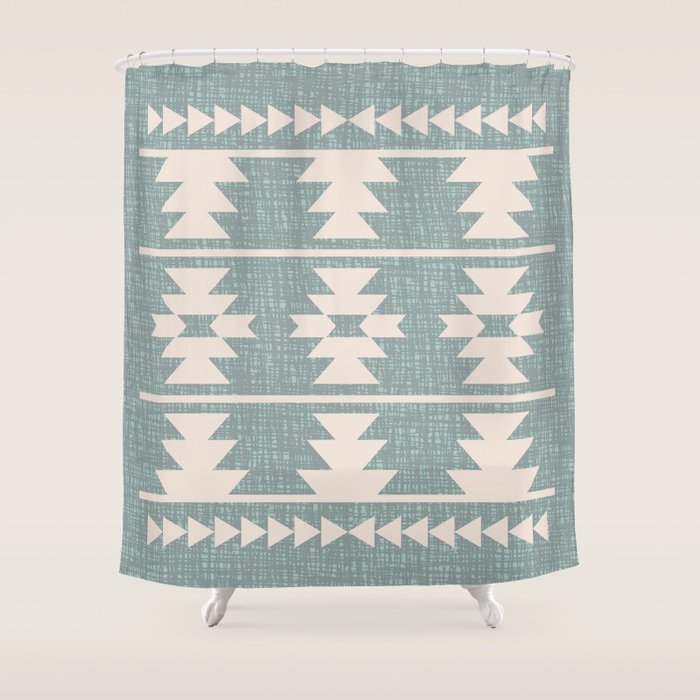 Southwestern Pattern 127 Shower Curtain Gallery Image 1