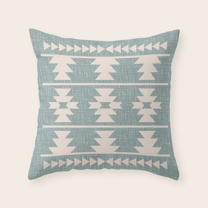 Southwestern Pattern 127 Throw Pillow Gallery Image 1