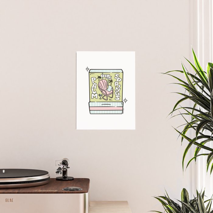 Palm Springs Matchbook Poster Gallery Image 2