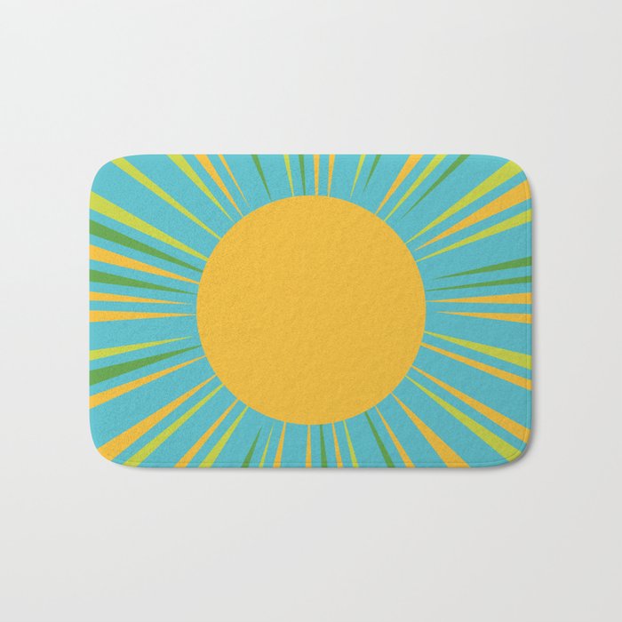 Summer Sun Bath Mat Gallery Image 1