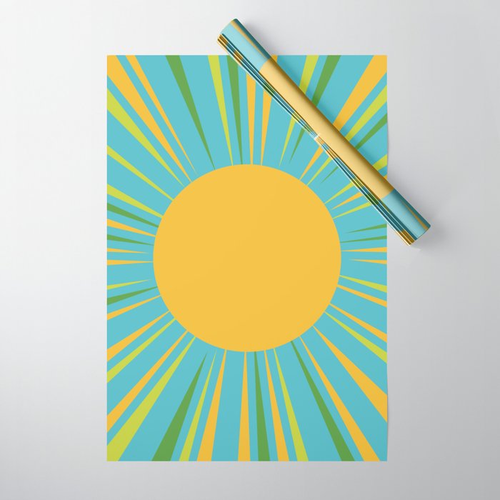 Summer Sun Wrapping Paper Gallery Image 1