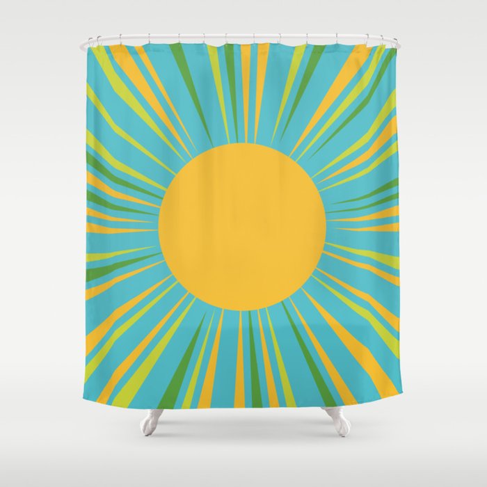 Summer Sun Shower Curtain Gallery Image 1