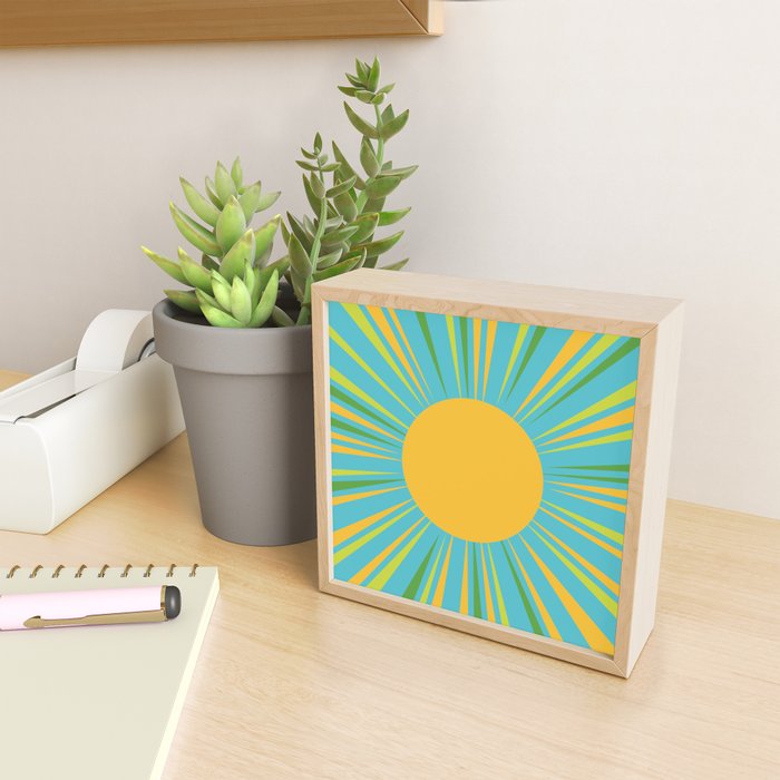 Summer Sun Mini Art Print Gallery Image 2