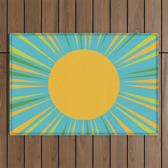 Summer Sun Outdoor Rug Gallery Image 1