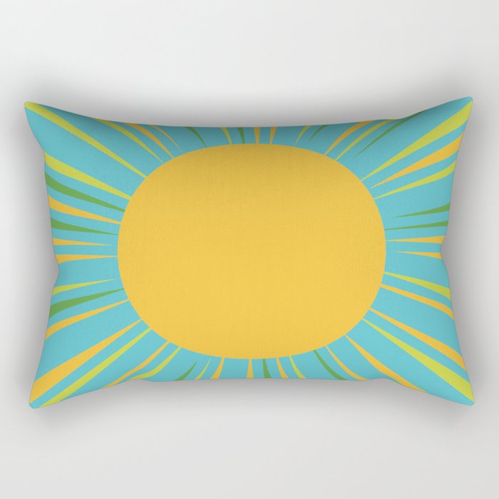 Summer Sun Rectangular Pillow Gallery Image 2
