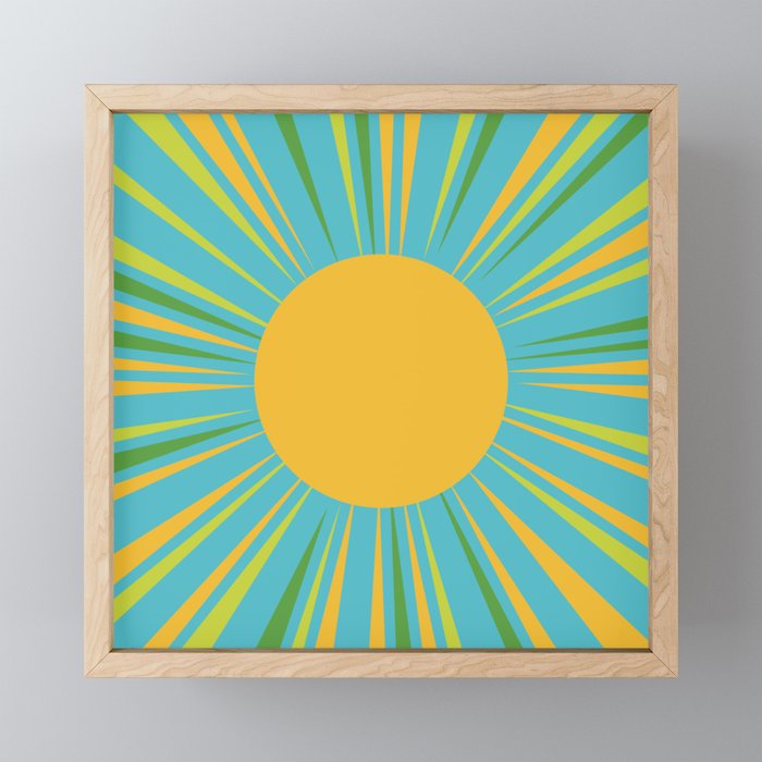 Summer Sun Mini Art Print Gallery Image 1