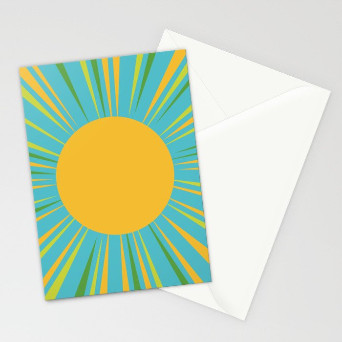Summer Sun Stationery Card Gallery Image 2