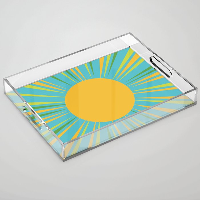Summer Sun Acrylic Tray Gallery Image 1