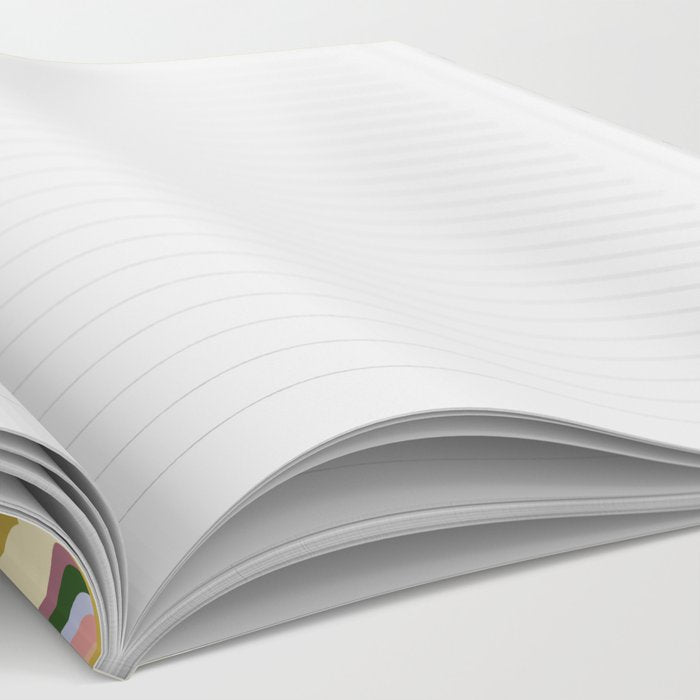 Retro Rainbow Flower - Gold Notebook Gallery Image 2