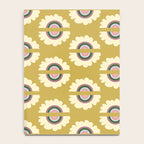 Retro Rainbow Flower - Gold Notebook Gallery Image 4