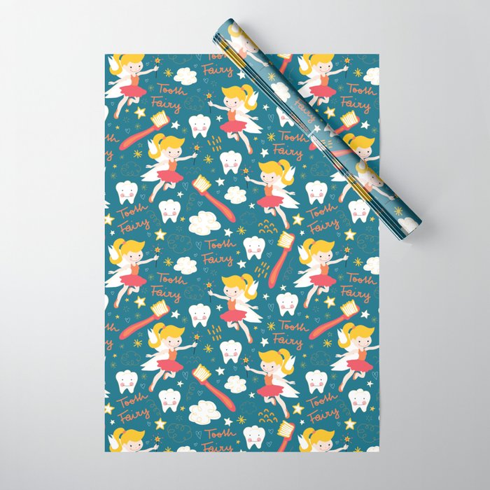 Tooth Fairy Wrapping Paper Gallery Image 1