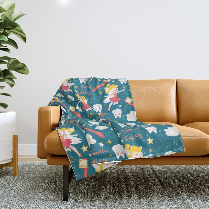 Tooth Fairy Throw Blanket Gallery Image 1