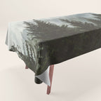 Forest Fog Mountain IV - Wanderlust Nature Photography Tablecloth Gallery Image 1