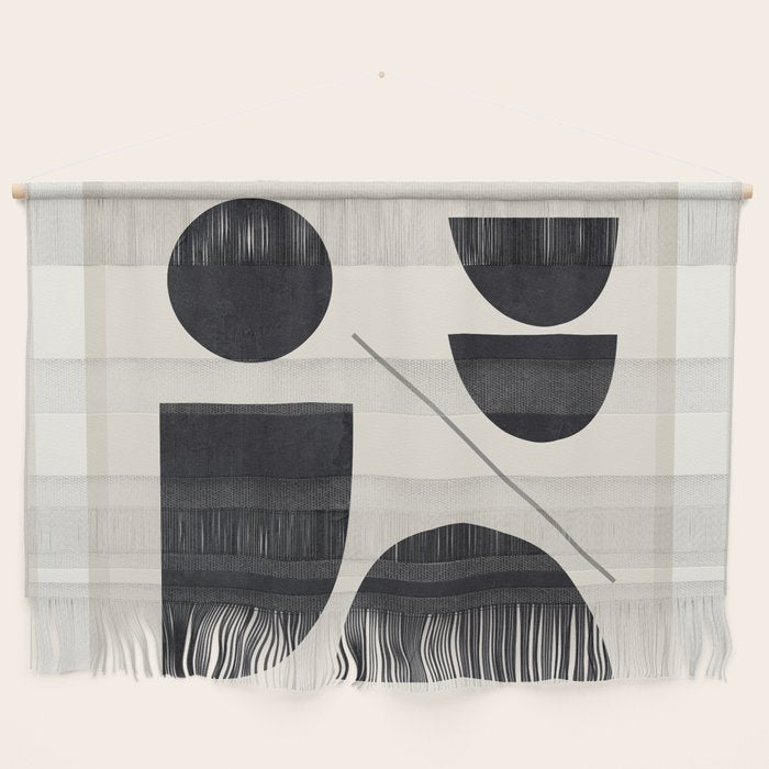 Modern Abstract Minimal Shapes 221 Wall Hanging Gallery Image 1