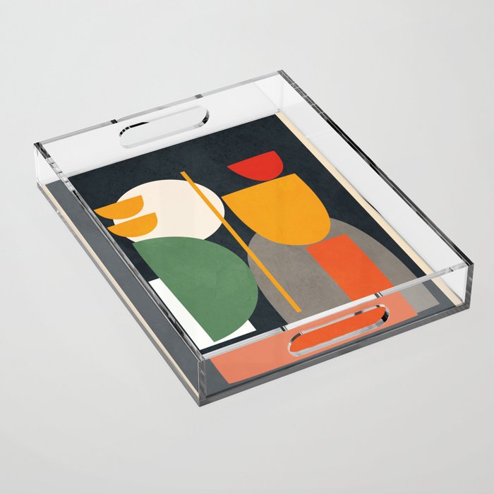 Abstract Shape Setting 02 Acrylic Tray Gallery Image 1