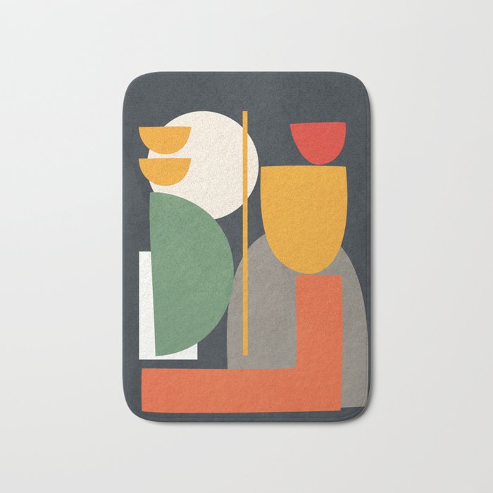 Abstract Shape Setting 02 Bath Mat Gallery Image 1