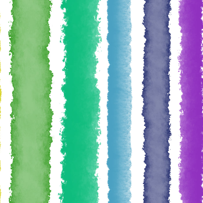 Wide Watercolor Stripes - Rainbow Colors Coffee Mug Gallery Image 2