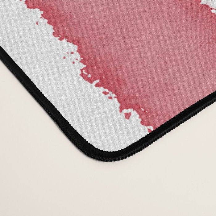 Wide Watercolor Stripes - Rainbow Colors Desk Mat Gallery Image 4