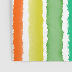 Wide Watercolor Stripes - Rainbow Colors Poster Gallery Image 3