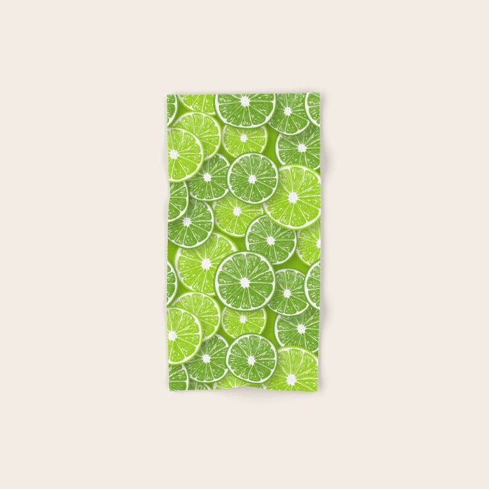Lime pop Bath Towel Gallery Image 1