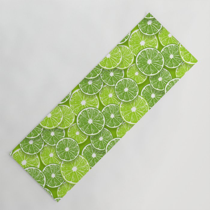 Lime pop Yoga Mat Gallery Image 1
