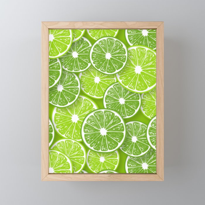 Lime pop Mini Art Print Gallery Image 1