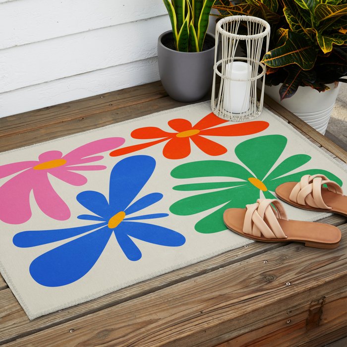 Bloom: Matisse Color Series 01 Outdoor Rug Gallery Image 2