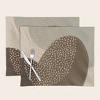 Modern Abstract Shapes #4 Placemat Gallery Image 1