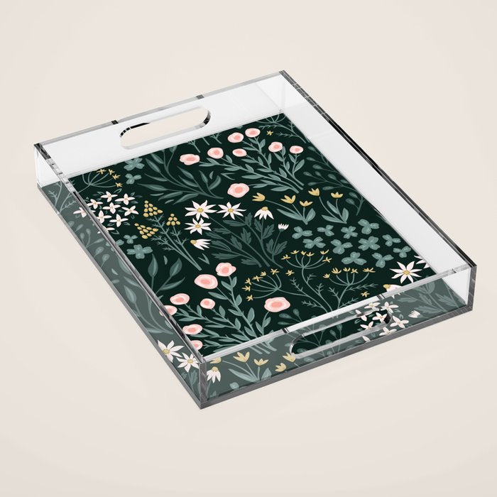 Wildflower Fields Acrylic Tray Gallery Image 1