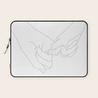 Pinky Promise Laptop Sleeve Gallery Image 1