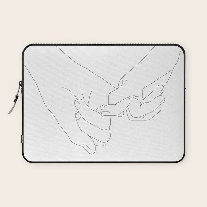 Pinky Promise Laptop Sleeve Gallery Image 1