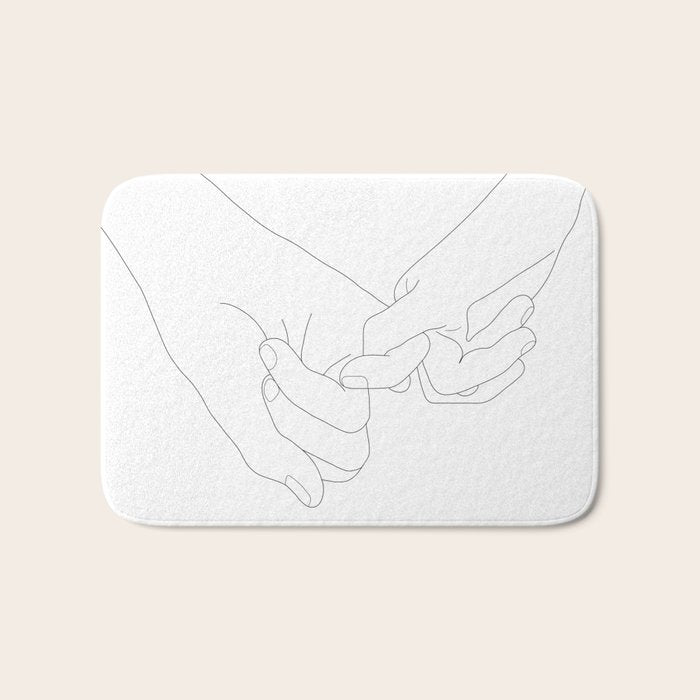 Pinky Promise Bath Mat Gallery Image 1