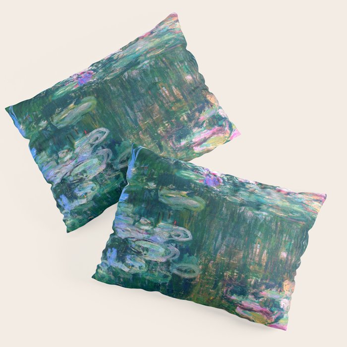water lilies : Monet Pillow Sham Gallery Image 3