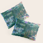 water lilies : Monet Pillow Sham Gallery Image 3