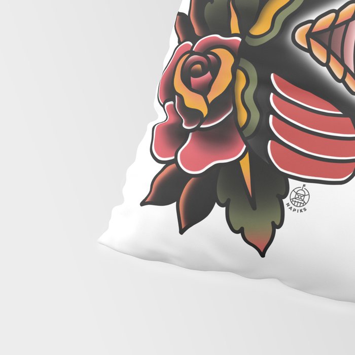 Snake Tattoo Pillow Sham Gallery Image 4