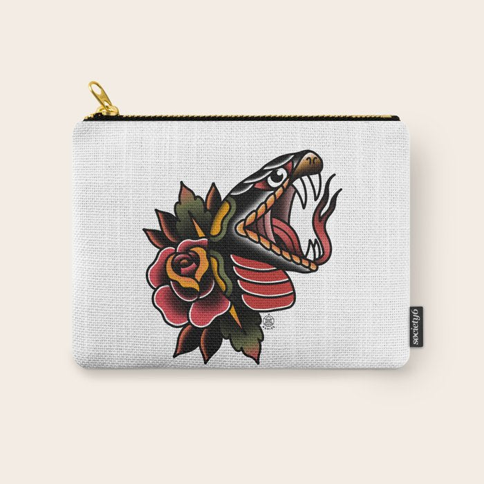 Snake Tattoo Carry All Pouch Gallery Image 1