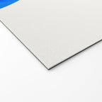 minimal mid century mod organic shapes blue Welcome Mat Gallery Image 2