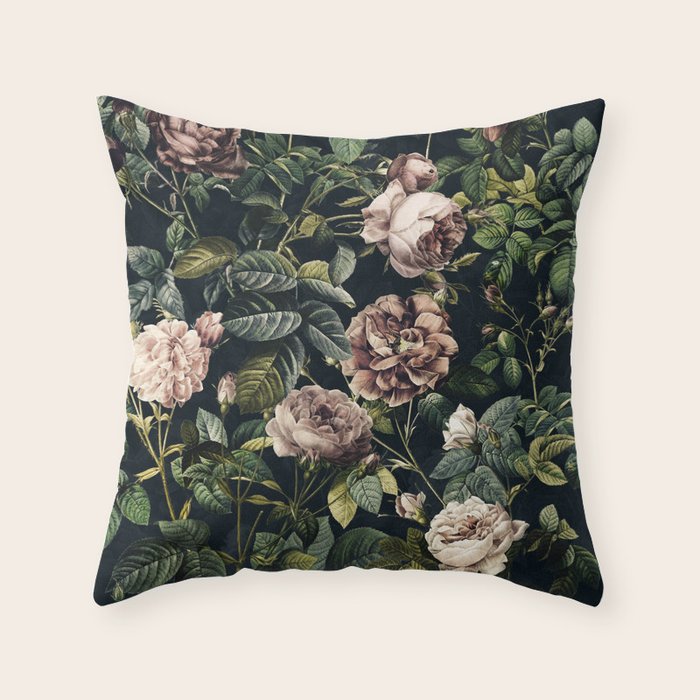 Summer Dreams XI - Night Throw Pillow Gallery Image 6