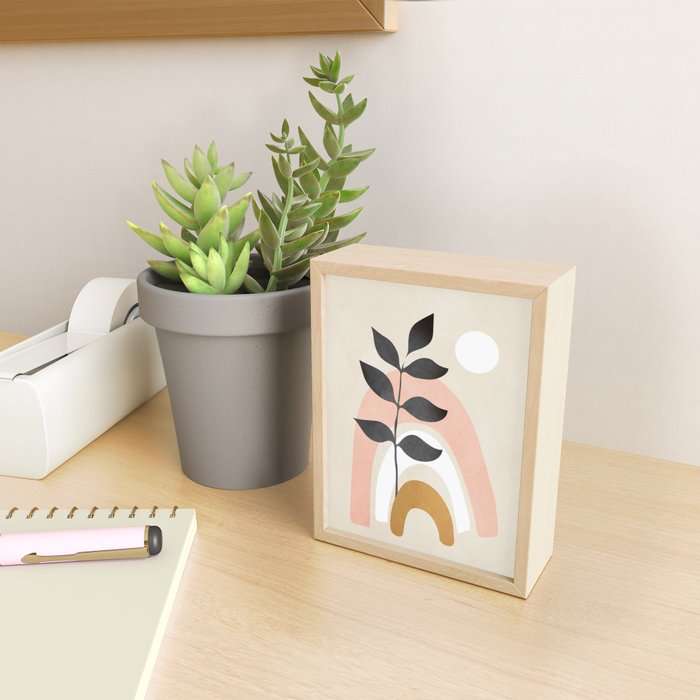 Minimal Abstract Shapes 16 Mini Art Print Gallery Image 2