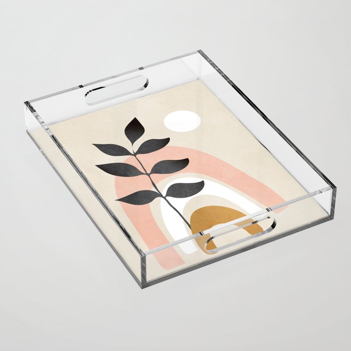 Minimal Abstract Shapes 16 Acrylic Tray Gallery Image 1