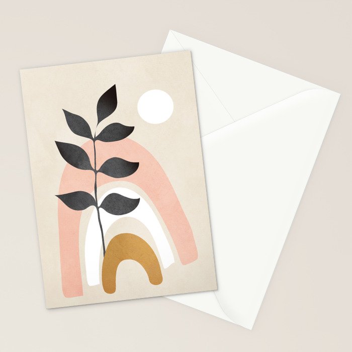 Minimal Abstract Shapes 16 Stationery Card Gallery Image 2