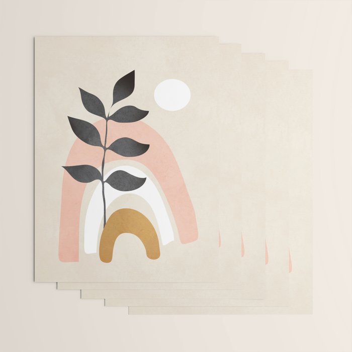 Minimal Abstract Shapes 16 Wrapping Paper Gallery Image 3